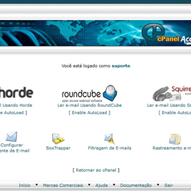 Webmails Horde, RoundCube e Squirrelmail